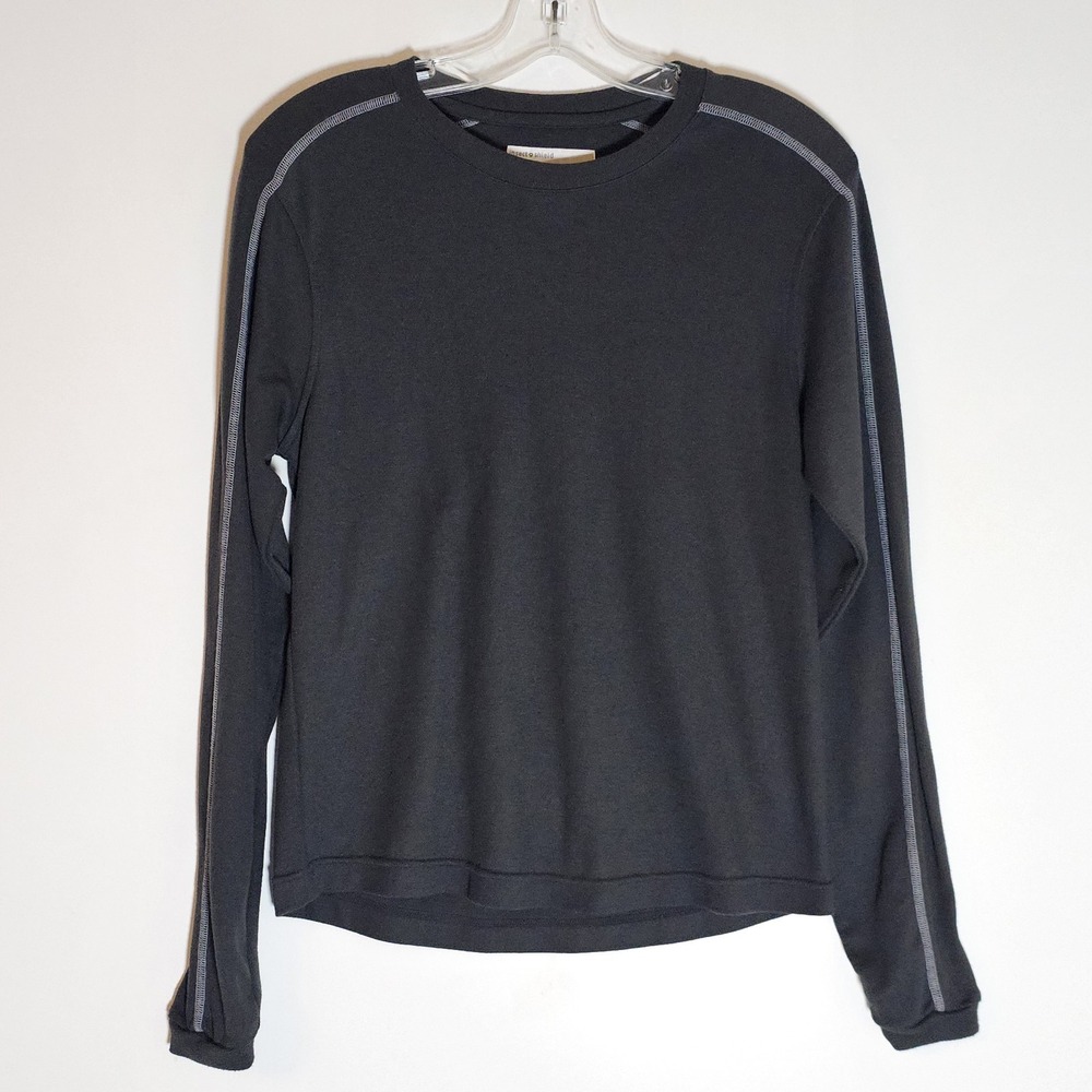ExOfficio Insect Shield Shirt Womens Medium Black Lightweight Outdoor Bug Hiking